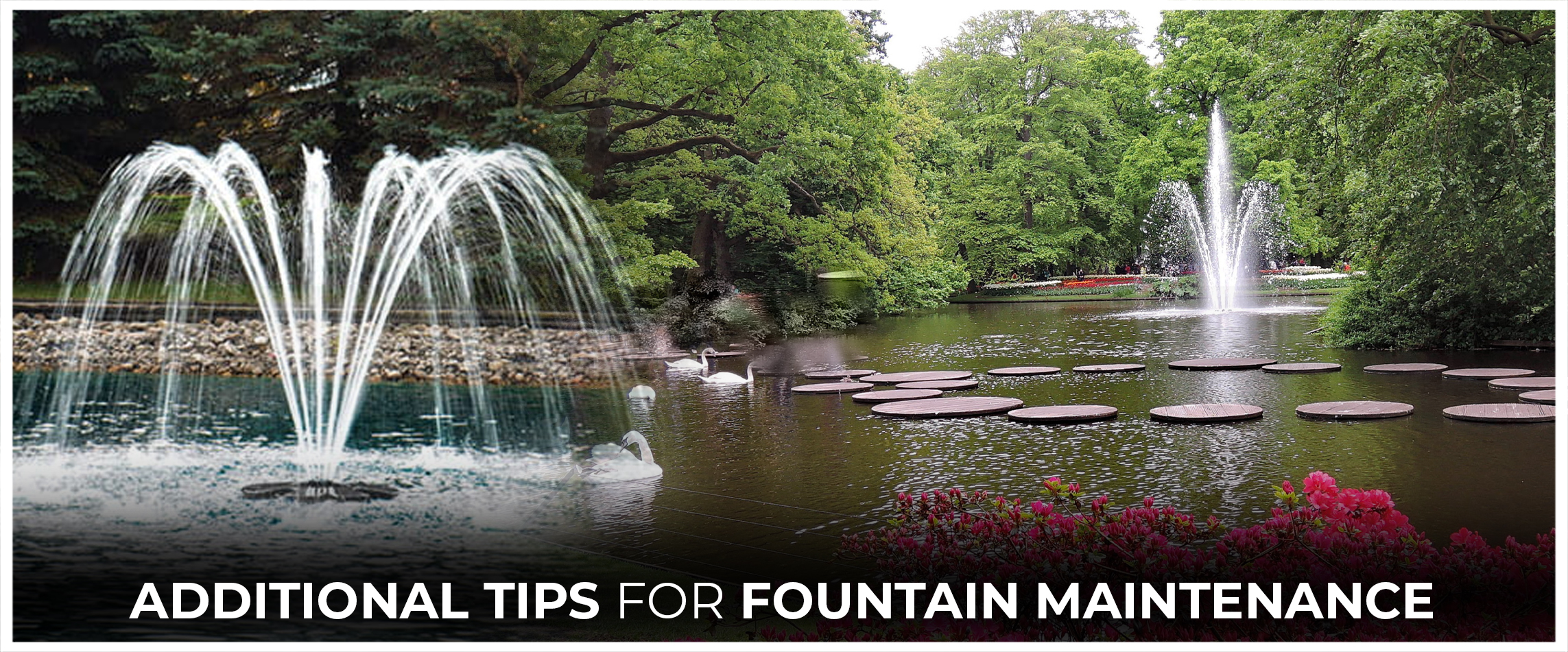 Additional Tips for Fountain Maintenance